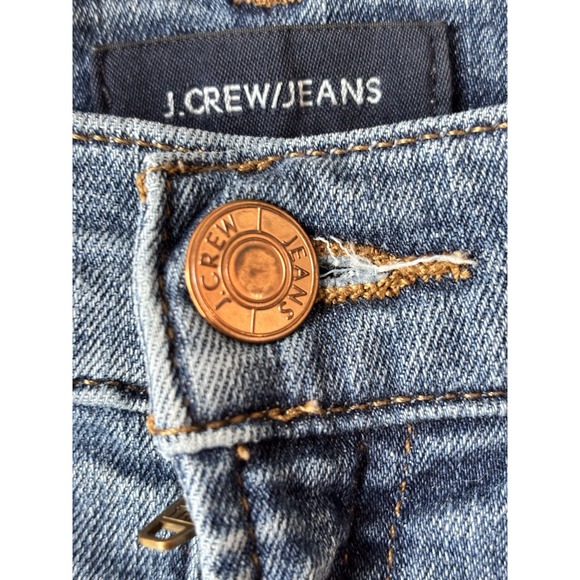 J.CREW‎ 9" Women's Toothpick Jean in Rip & Repair Wash Size 29 - Picture 11 of 16